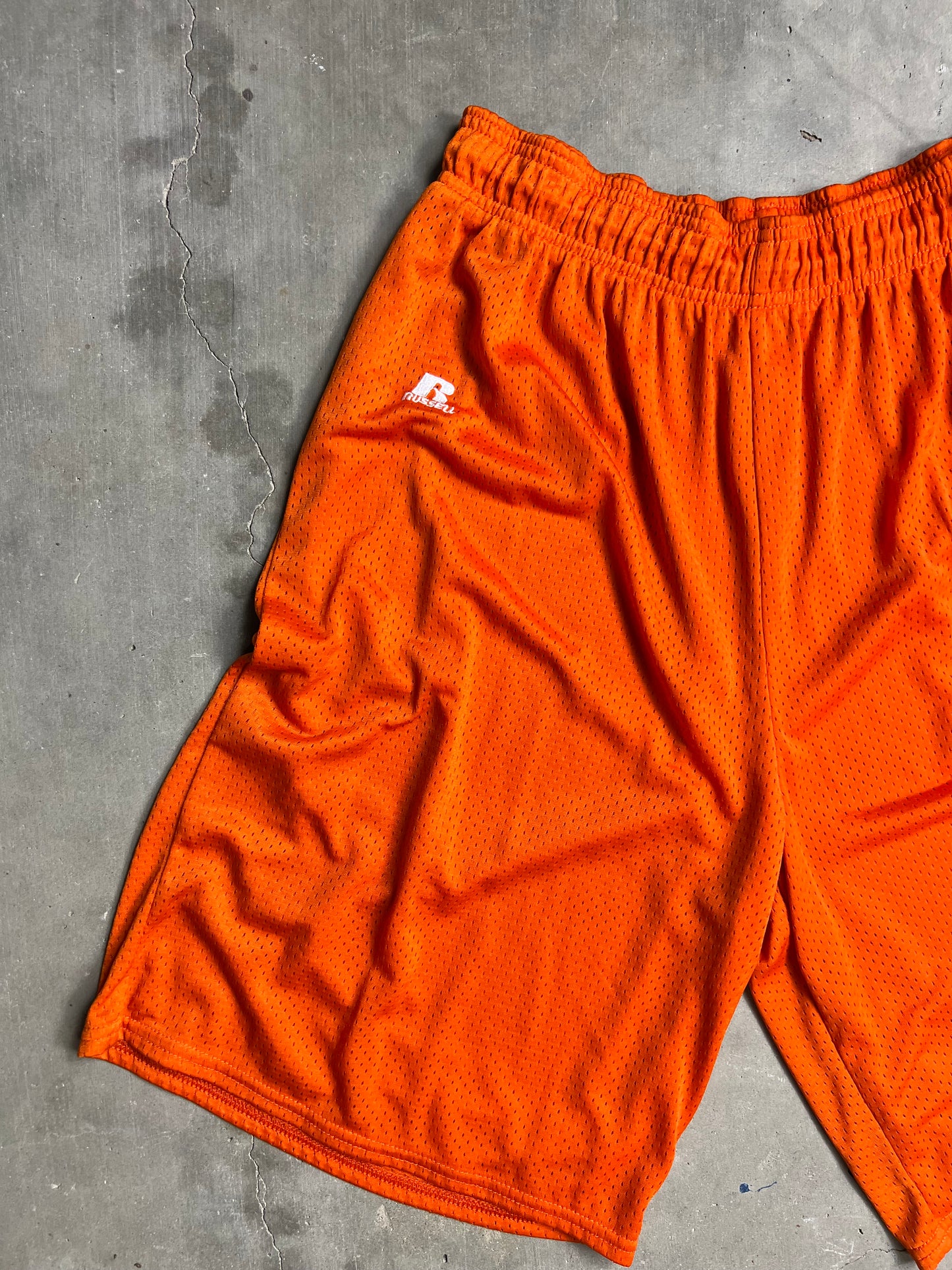 Russell Athletic Orange Basketball Shorts