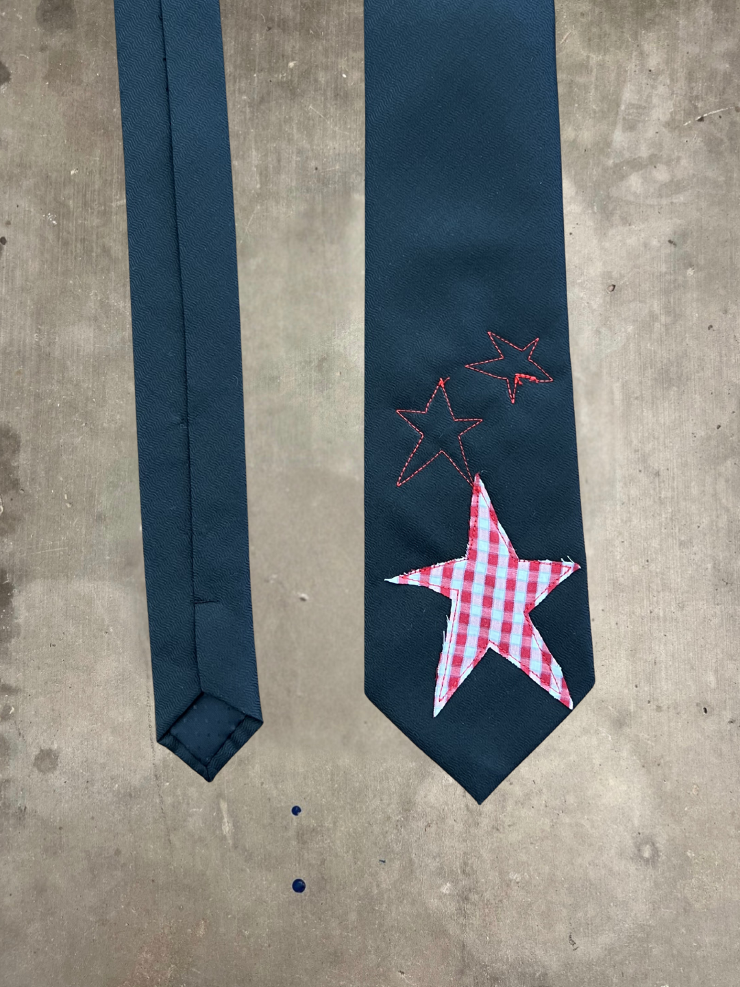 Black Star Neck Tie