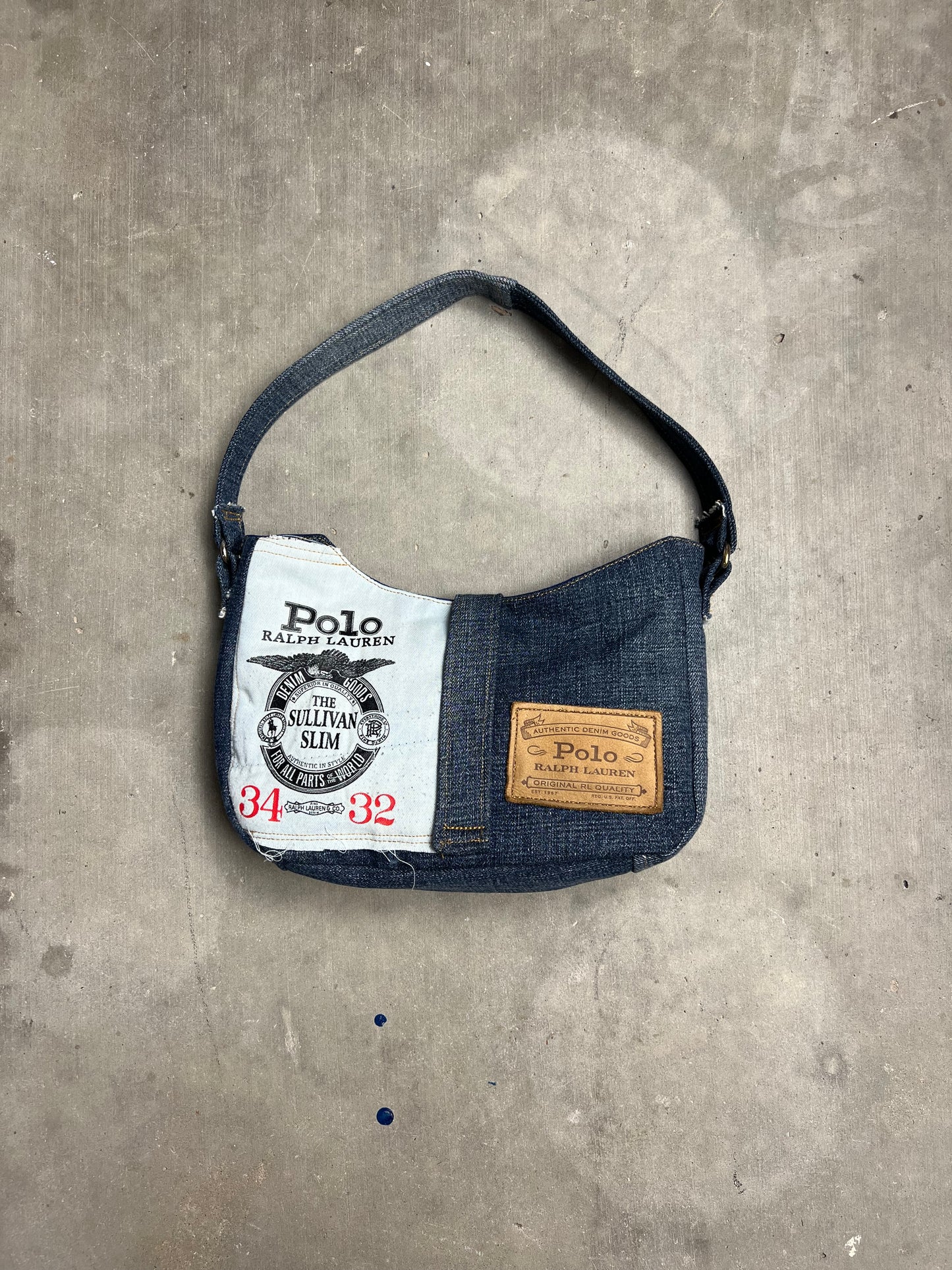 Up-cycled Ralph Lauren Jean Handbag