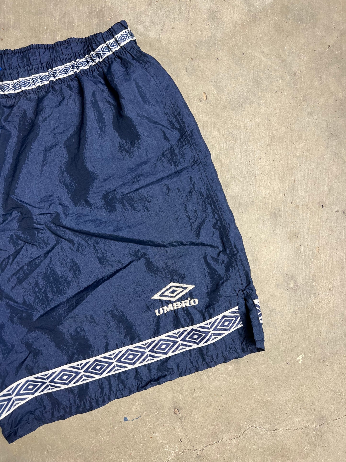 Vintage Umbro Navy Blue Shorts