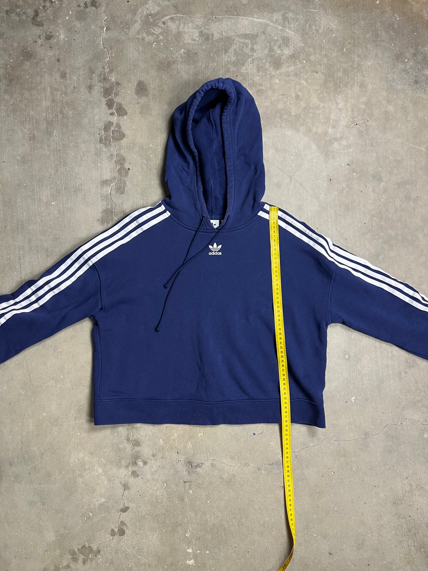 Adidas Cropped Bow Hoodie