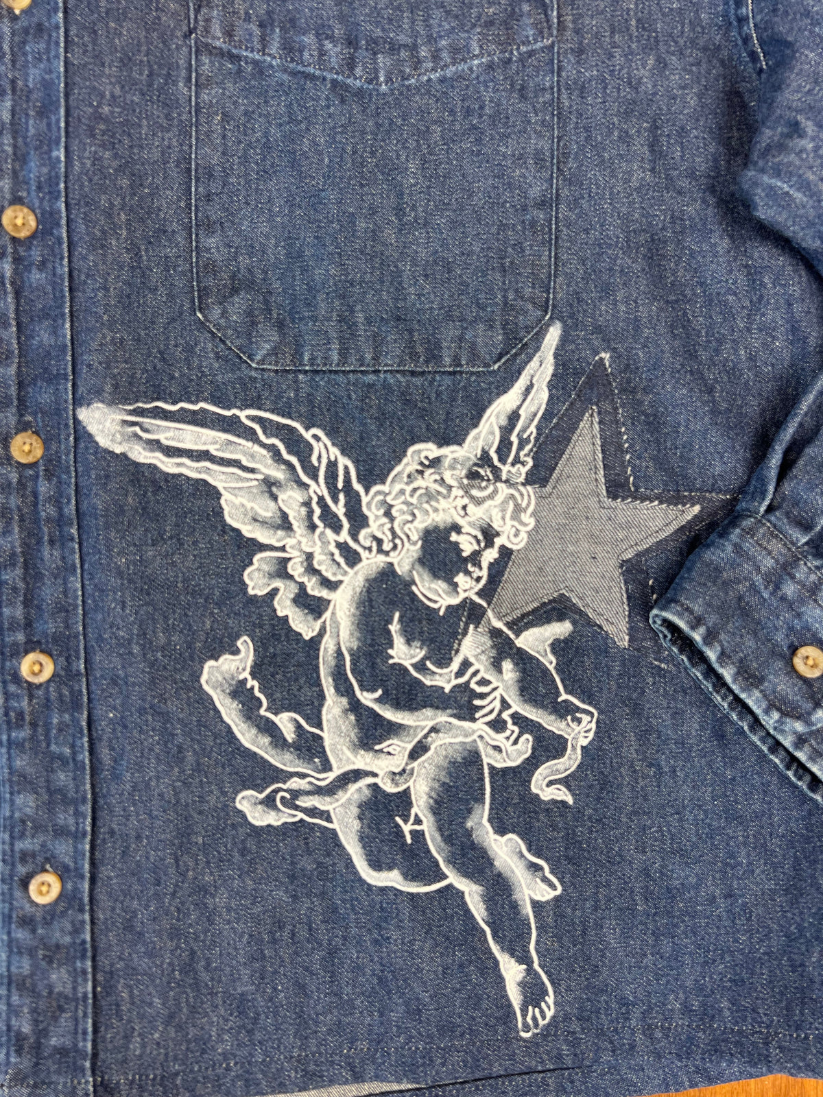Cherub Angel Denim Shirt