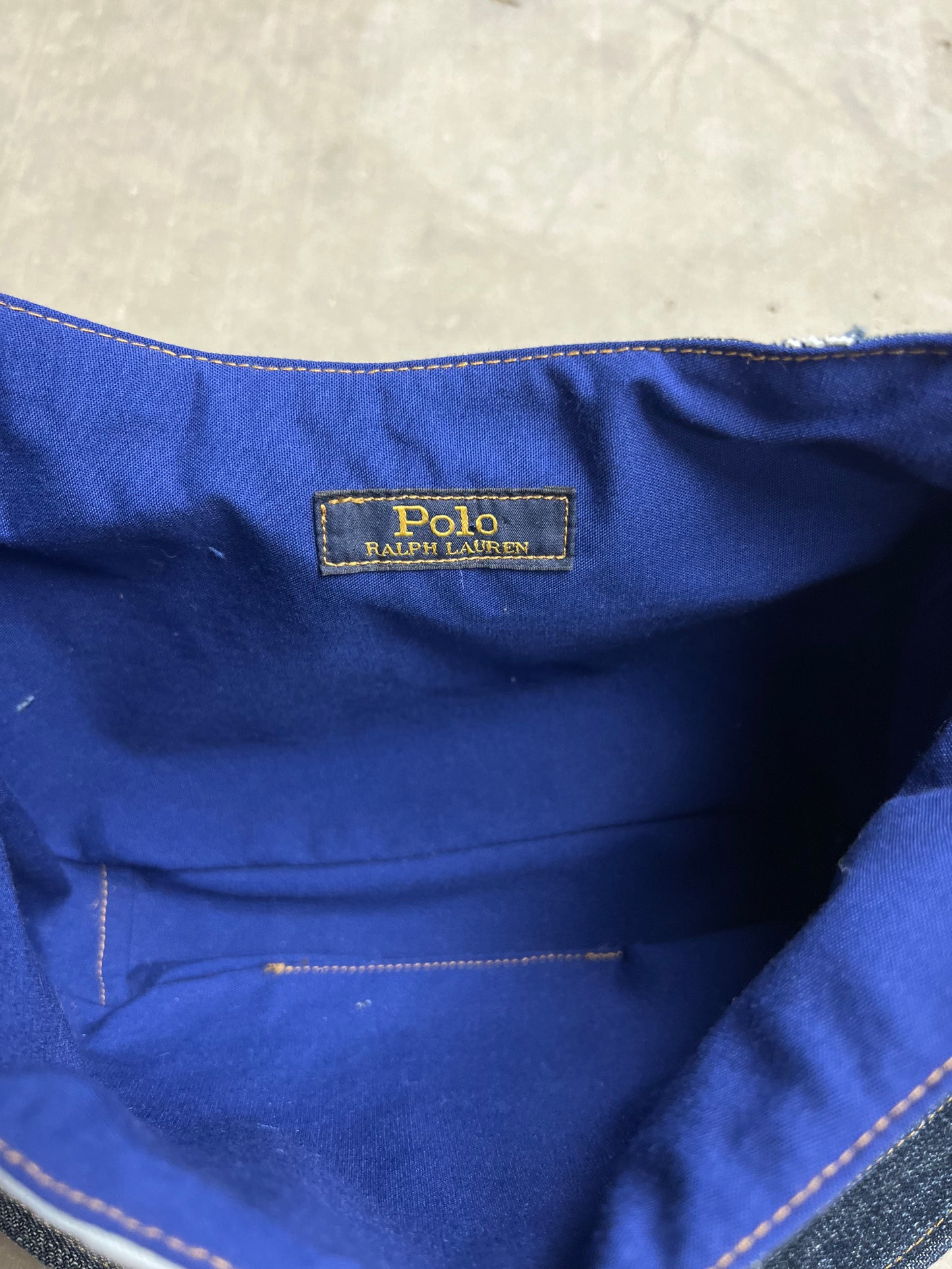 Up-cycled Ralph Lauren Jean Handbag