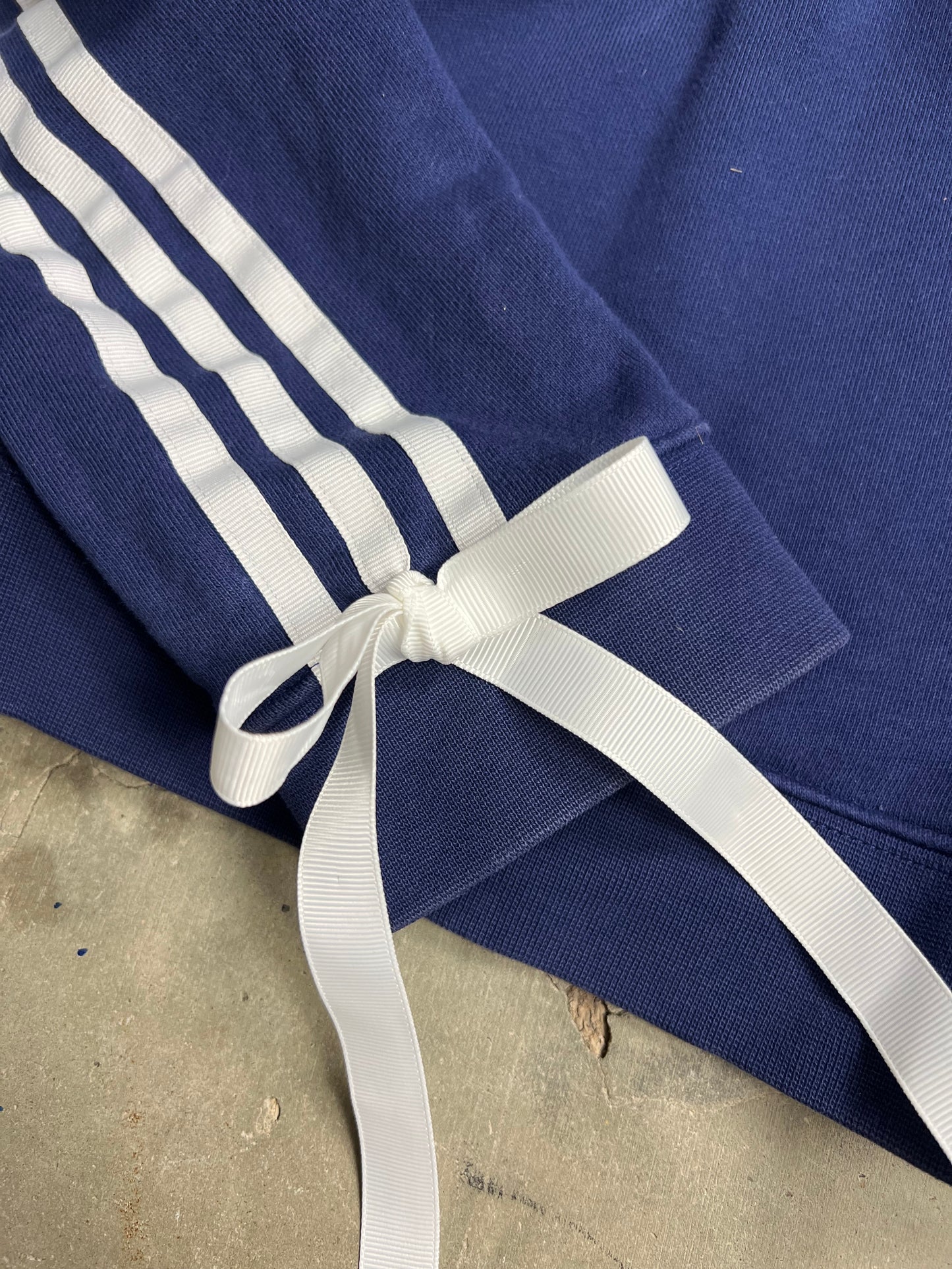 Adidas Cropped Bow Hoodie
