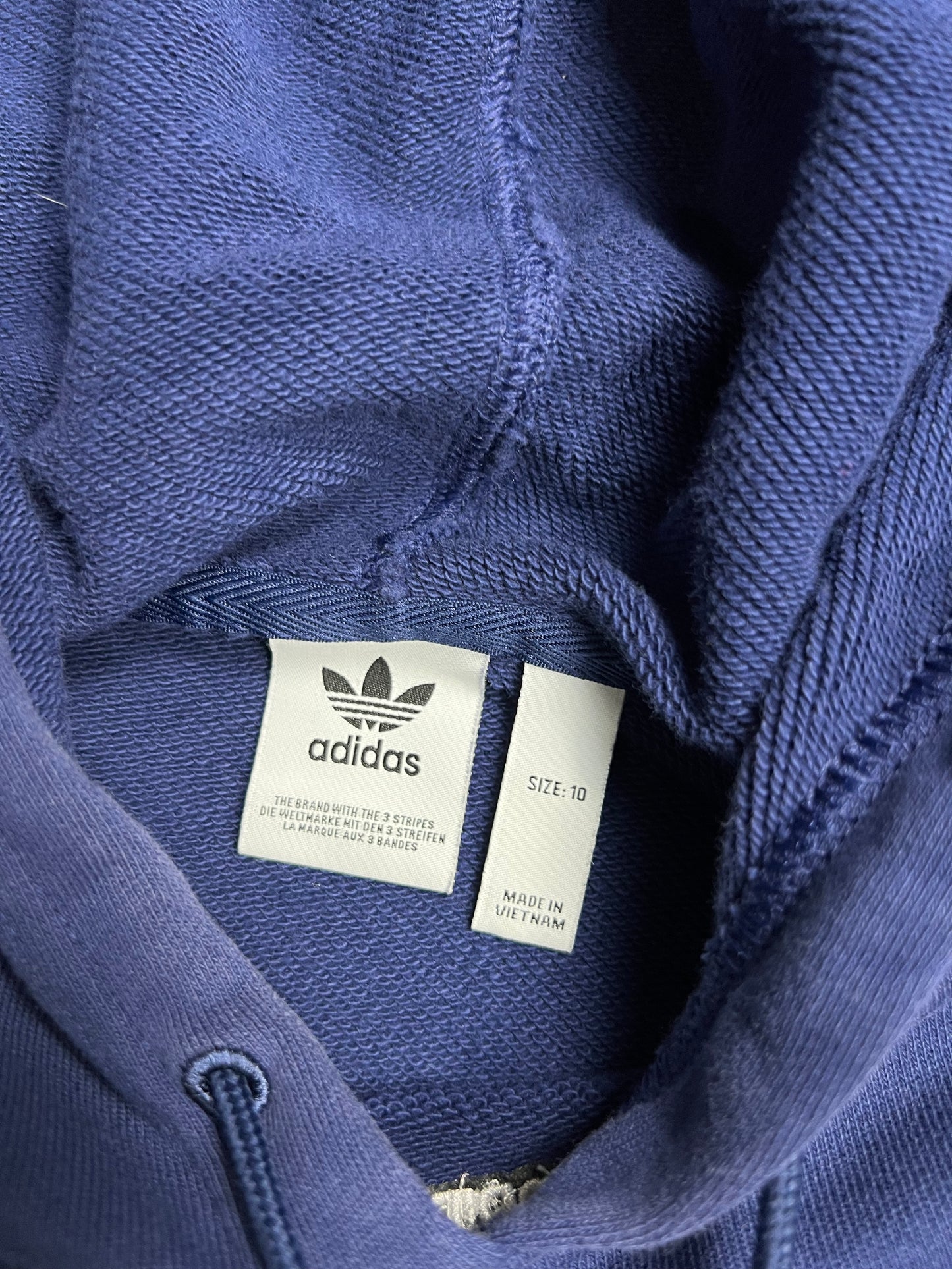 Adidas Cropped Bow Hoodie