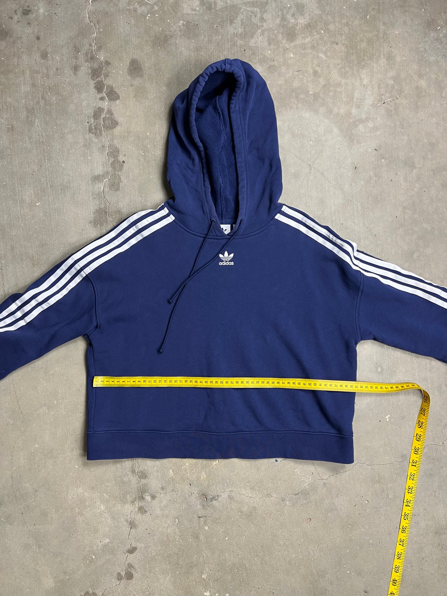 Adidas Cropped Bow Hoodie