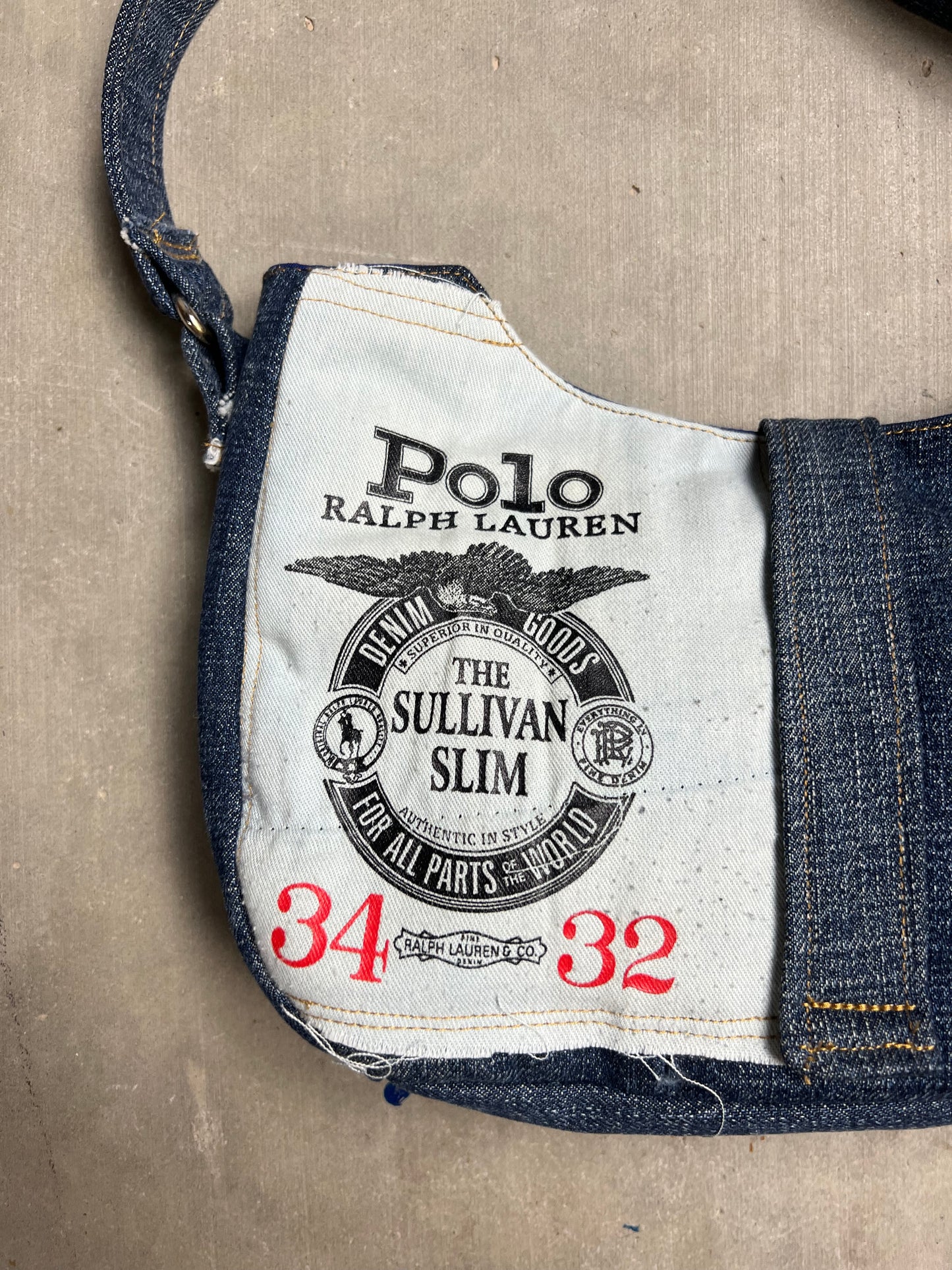 Up-cycled Ralph Lauren Jean Handbag
