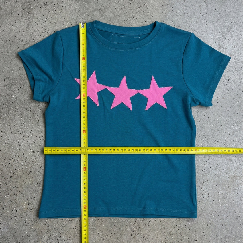 Three Star Patch Baby Tee