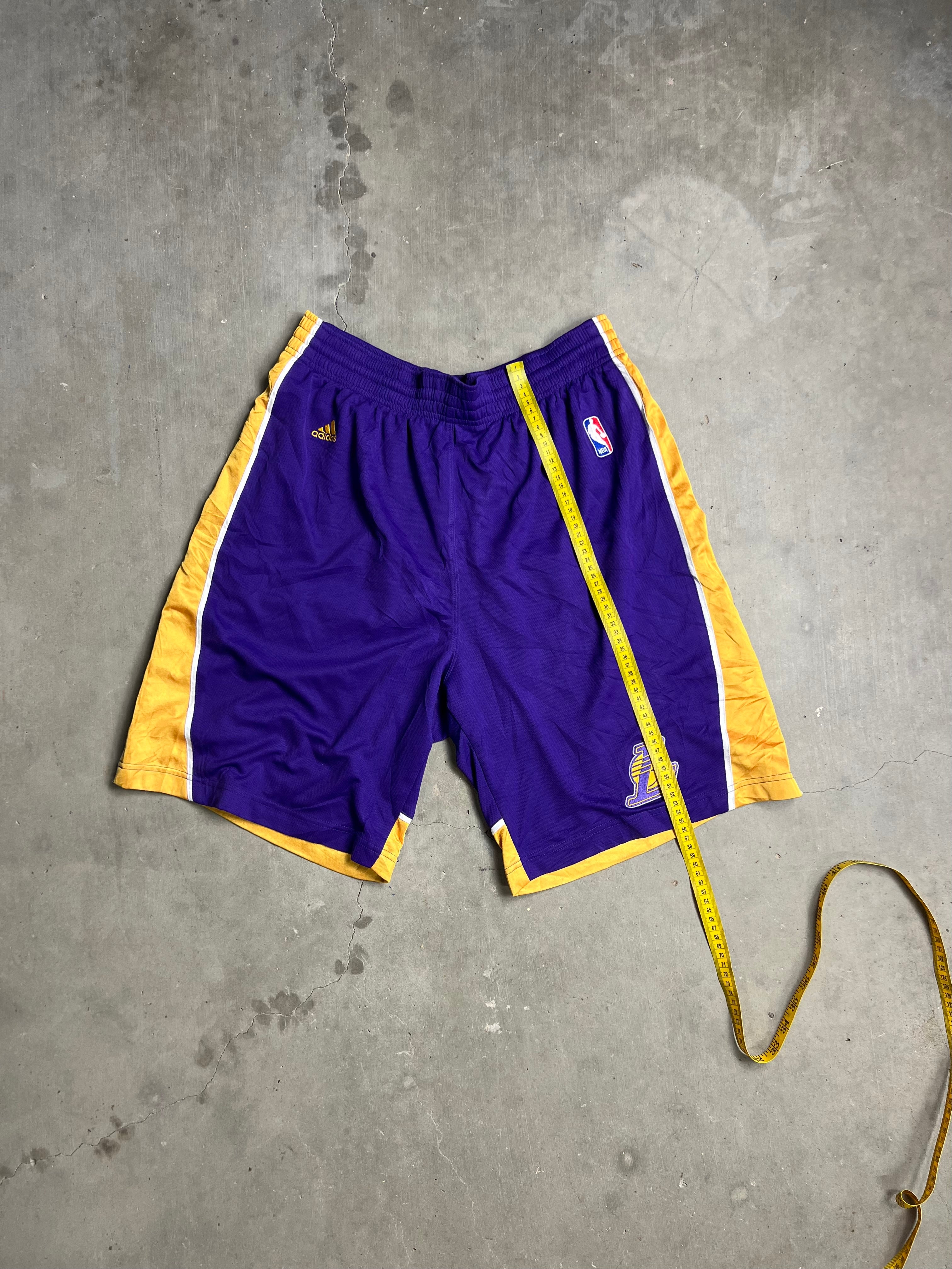 Adidas LA Lakers Basketball Shorts Second Day