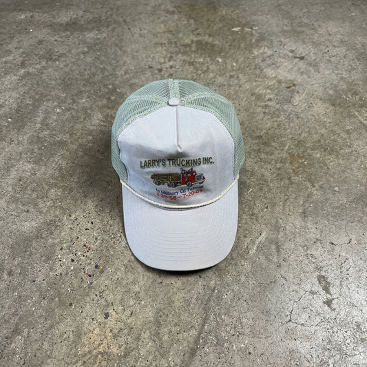 Larry's Trucking INC Grey Mesh Trucker Hat