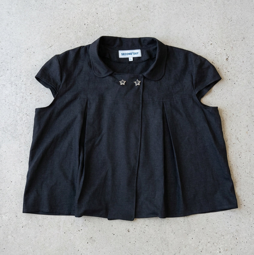 Black Loretta Blouse